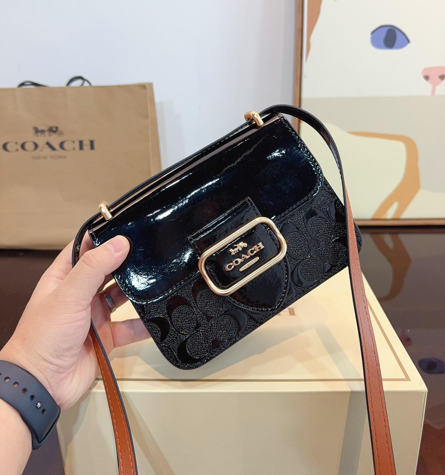 ✨ COACH Clear Accordion Bag ✨