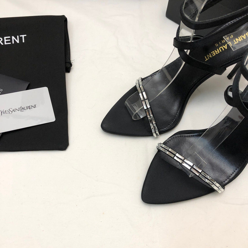 ✨ Saint Laurent Crystal Sandals ✨\