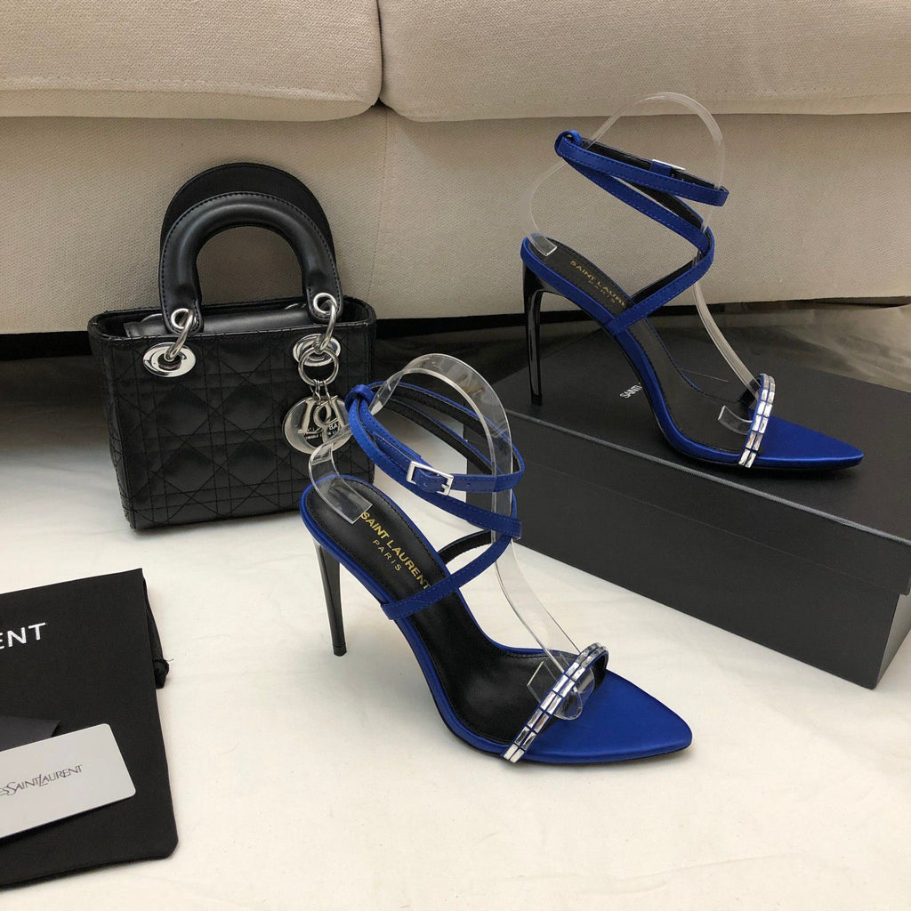 ✨ Saint Laurent Crystal Sandals ✨\