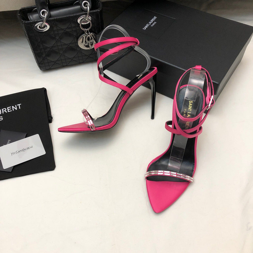 ✨ Saint Laurent Crystal Sandals ✨\