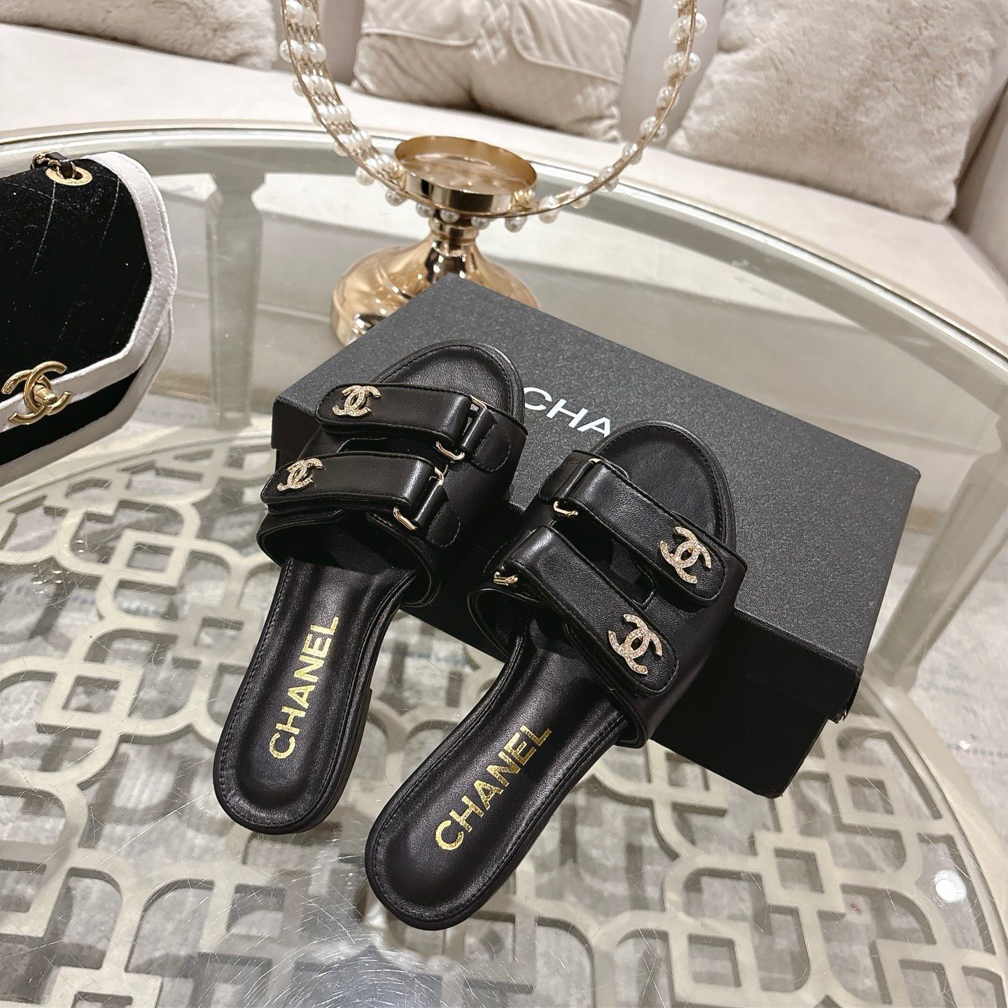 CHANEL 2026SS Spring/Summer Double C Slippers ✨